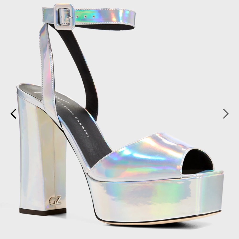 Giuseppe Zanotti
Metropolis Metallic Ankle-Strap Platform Sandals - Picture 7 of 15